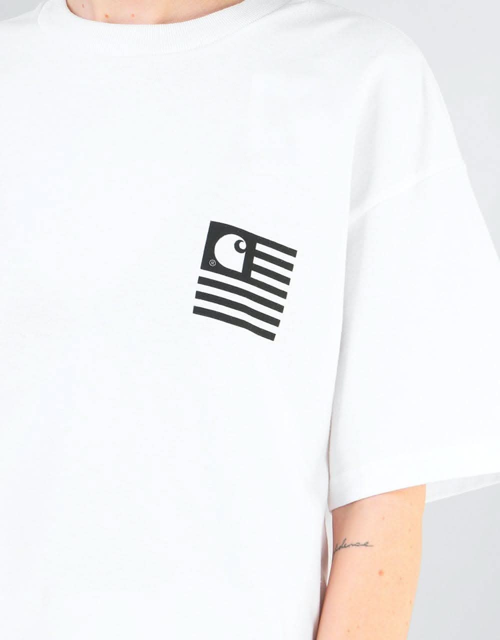 Carhartt WIP Womens State Patch Oversized T-Shirt - White