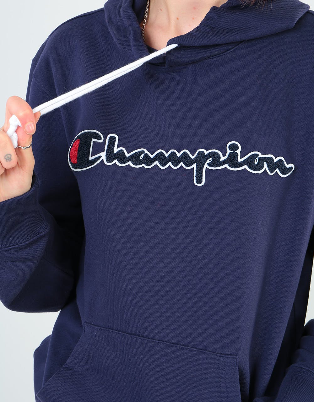 Champion Womens Hooded Oversized Sweatshirt - ECL
