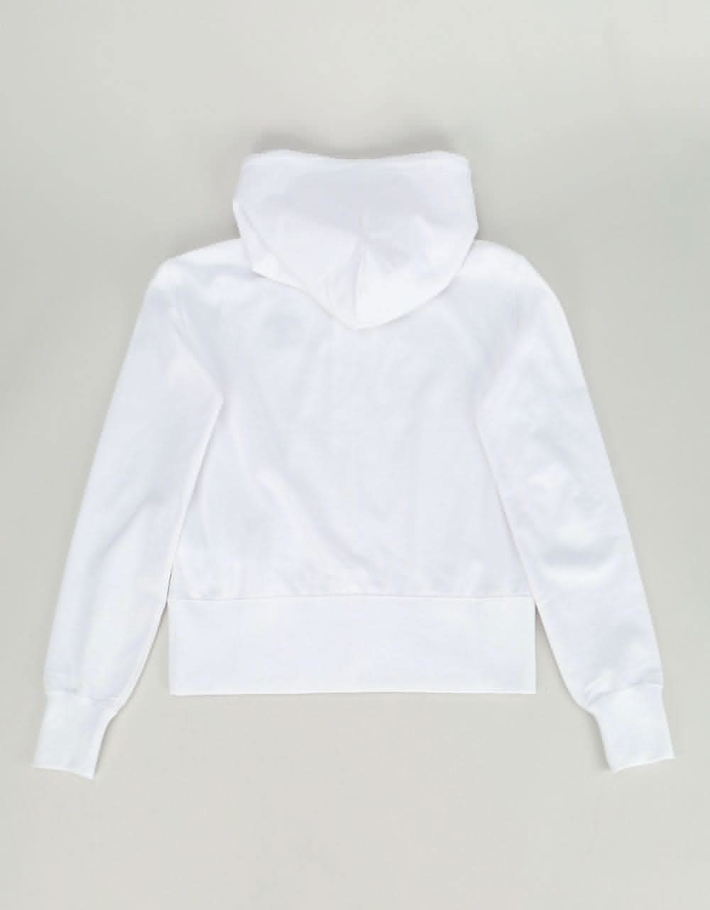 Champion Womens C Logo Full Zip Hoodie - WHT