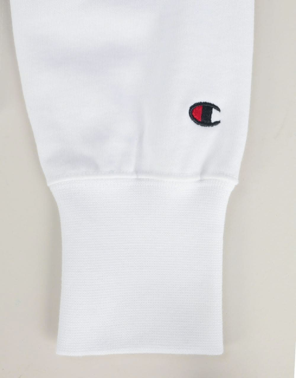 Champion Womens C Logo Full Zip Hoodie - WHT