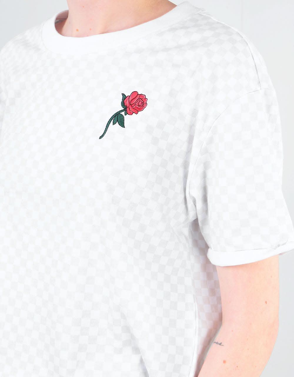 Vans Womens Leila Rose Top - White Checkerboard
