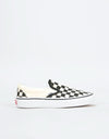 Vans Classic Slip-On Womens Trainers - Black/White Checkerboard/White