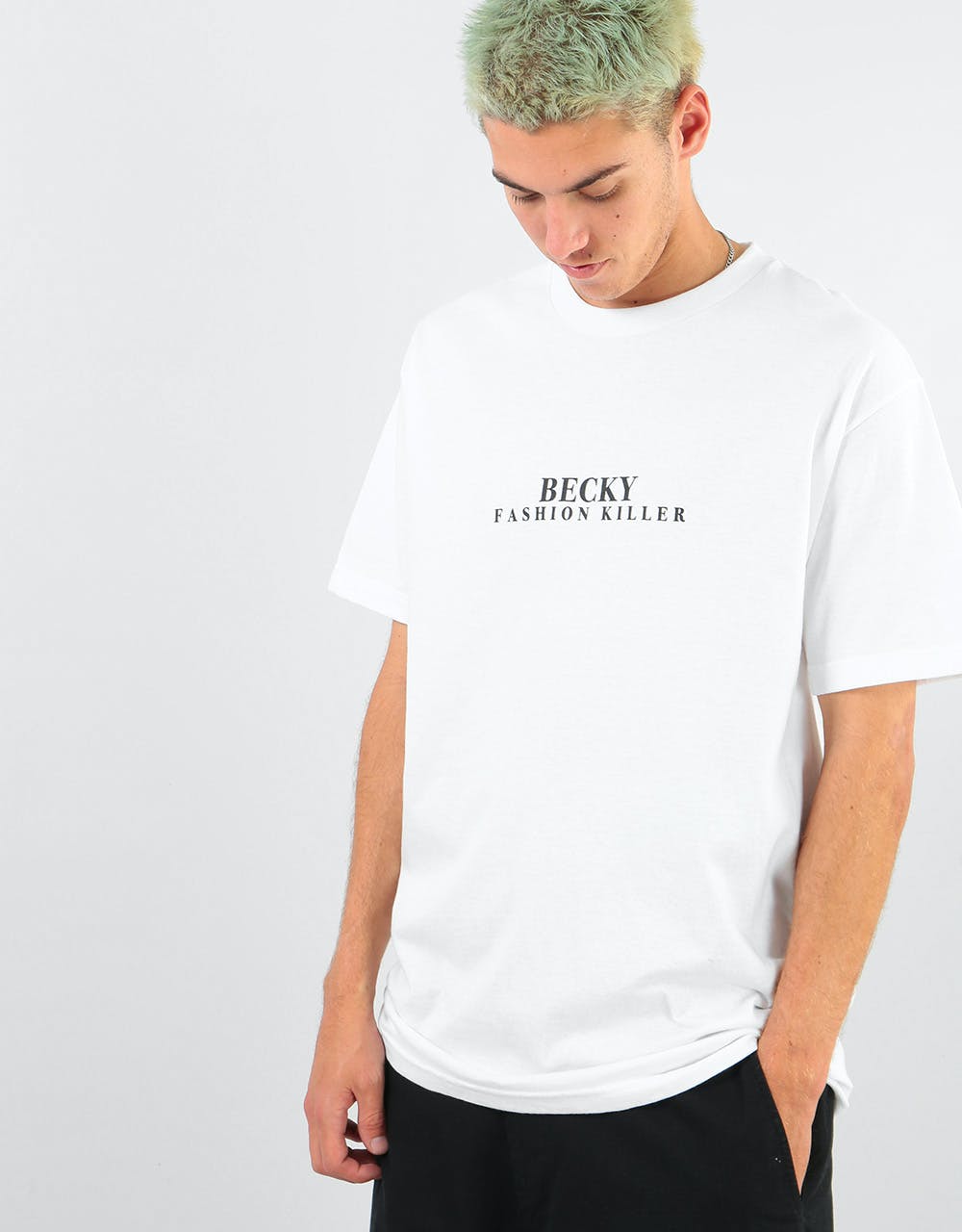 Becky Factory Fashion Killer T-Shirt - White
