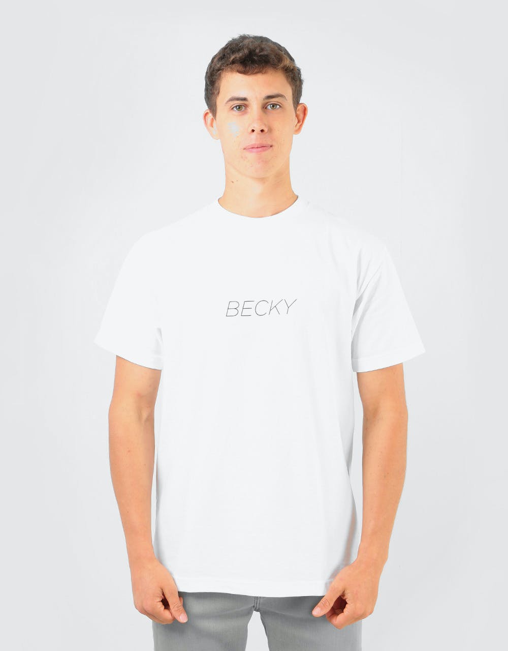 Becky Factory Legs T-Shirt - White