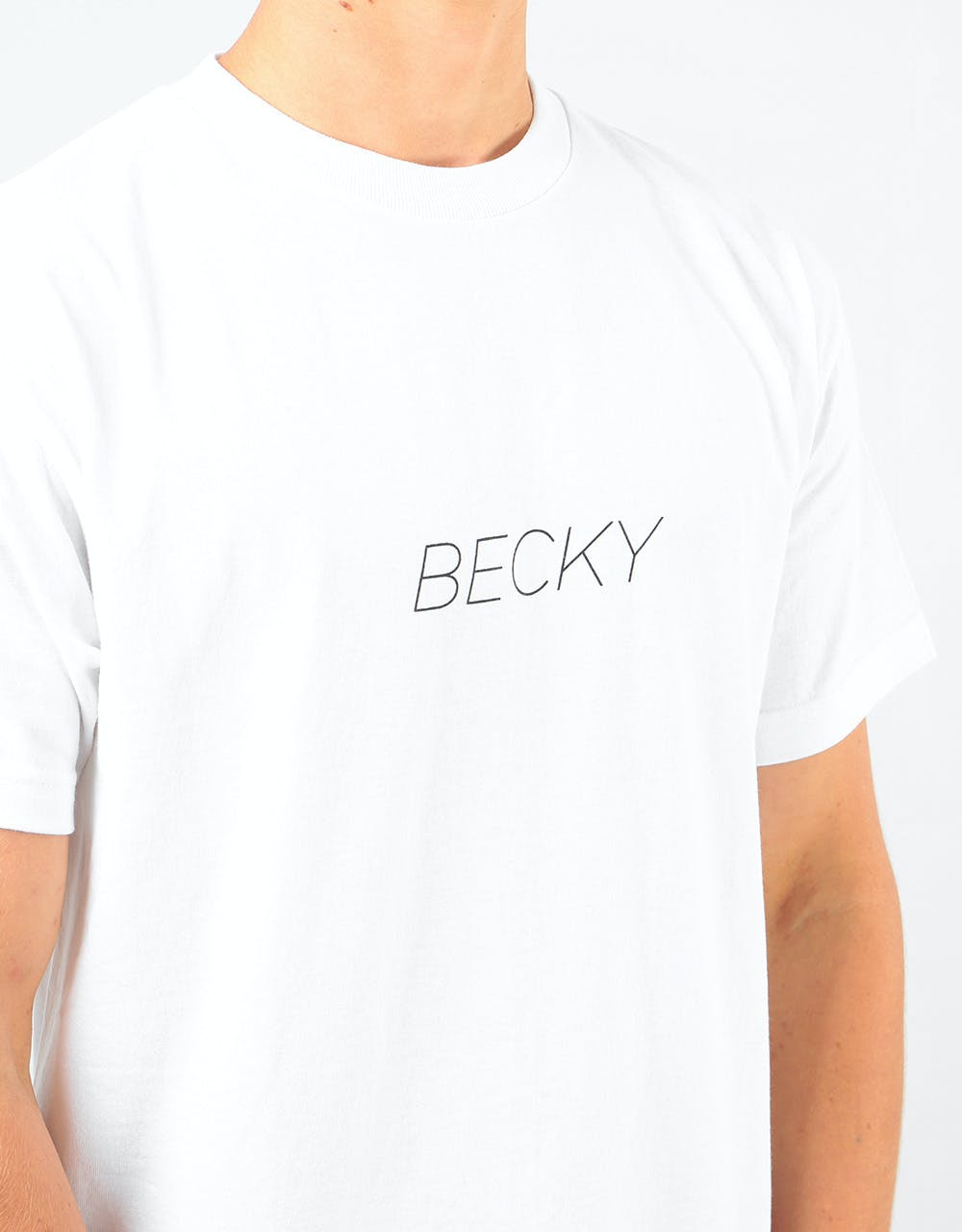 Becky Factory Legs T-Shirt - White