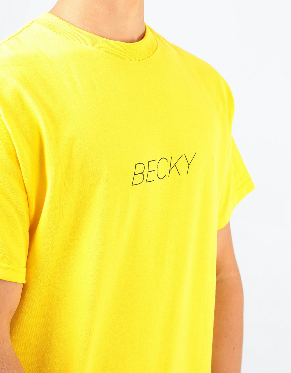 Becky Factory Legs T-Shirt - Yellow