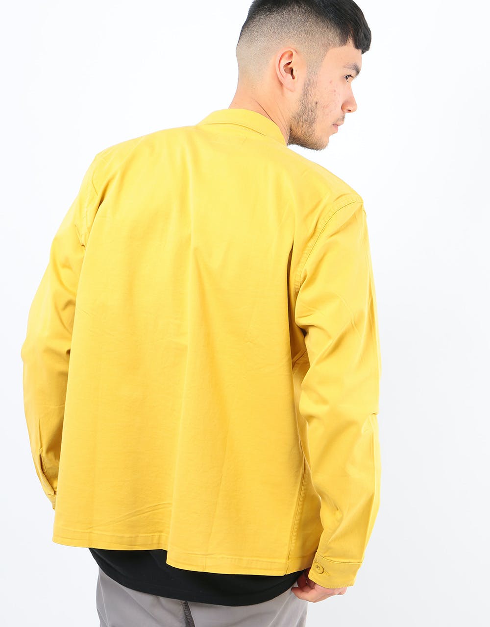 Route One Military Shirt - Dusty Yellow