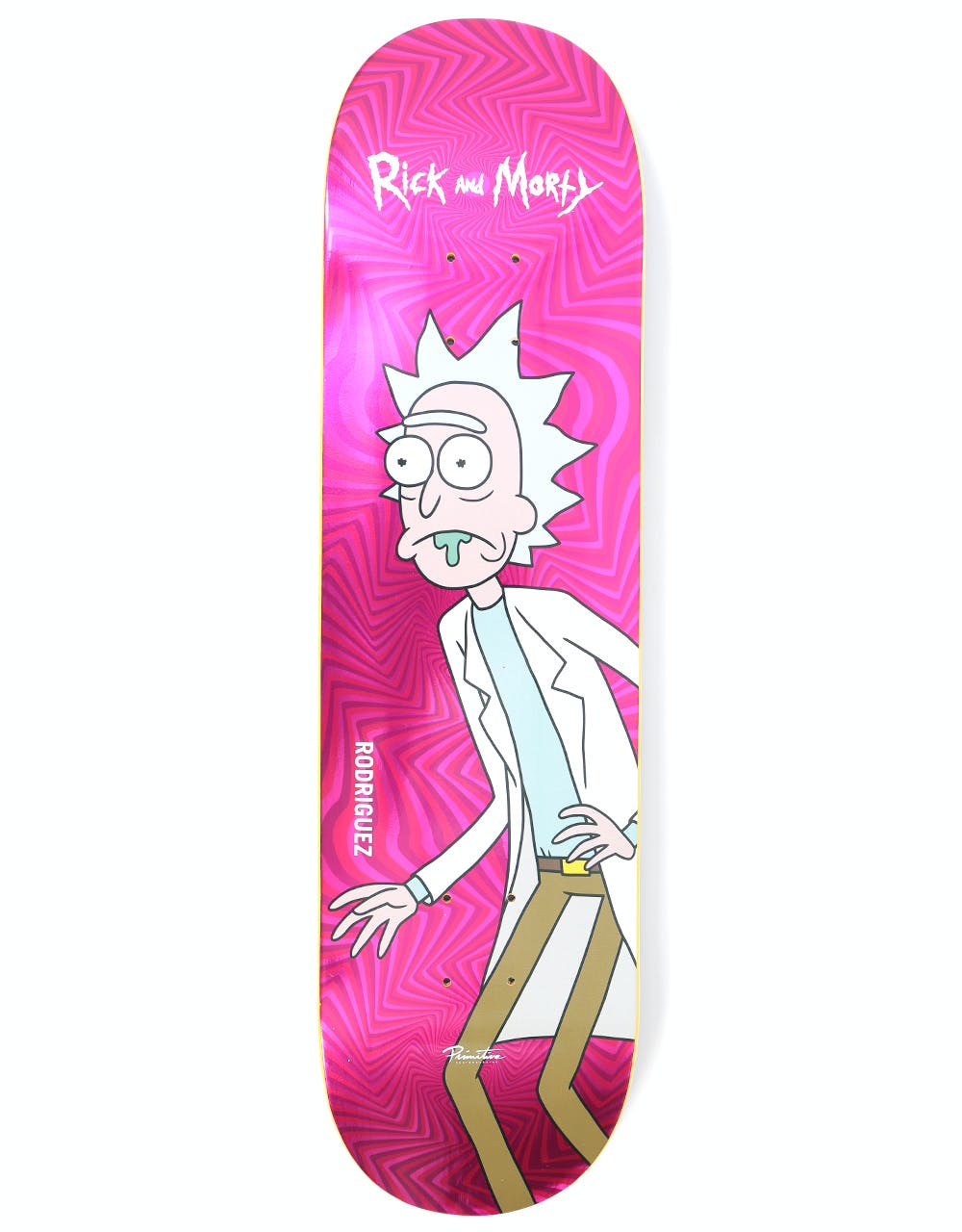 Primitive x Rick & Morty Rodriguez Rick Skateboard Deck - 8.25"