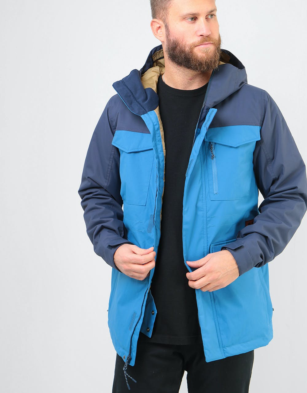 Burton Covert Snowboard Jacket - Vallarta Blue/Mood Indigo