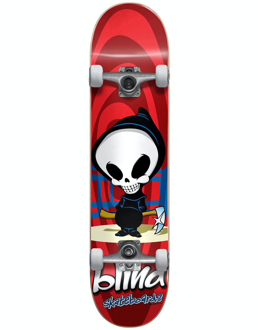 Blind Retro Reaper Soft Wheel Mini Complete Skateboard - 7.375"