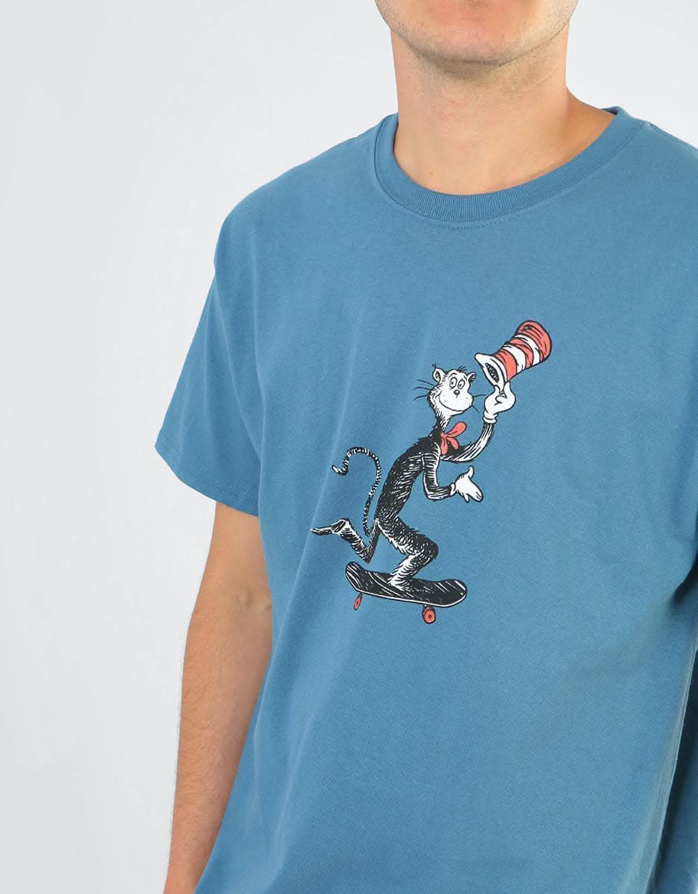 Almost x Dr. Seuss Cat Pusher Prem T-Shirt - Indigo