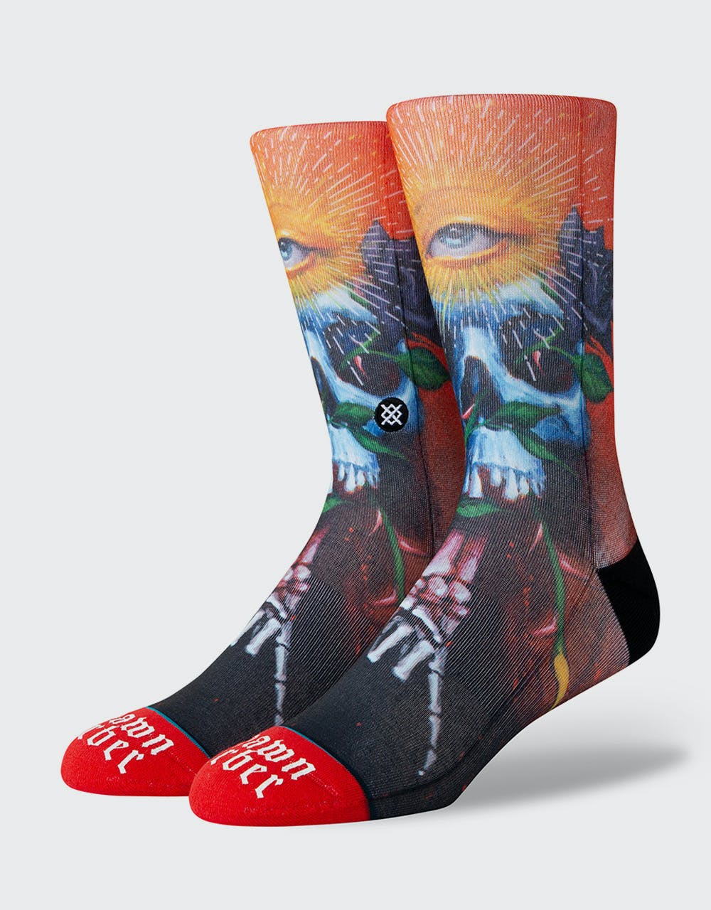 Stance Classic Crew Shawn Barber Socks - Red
