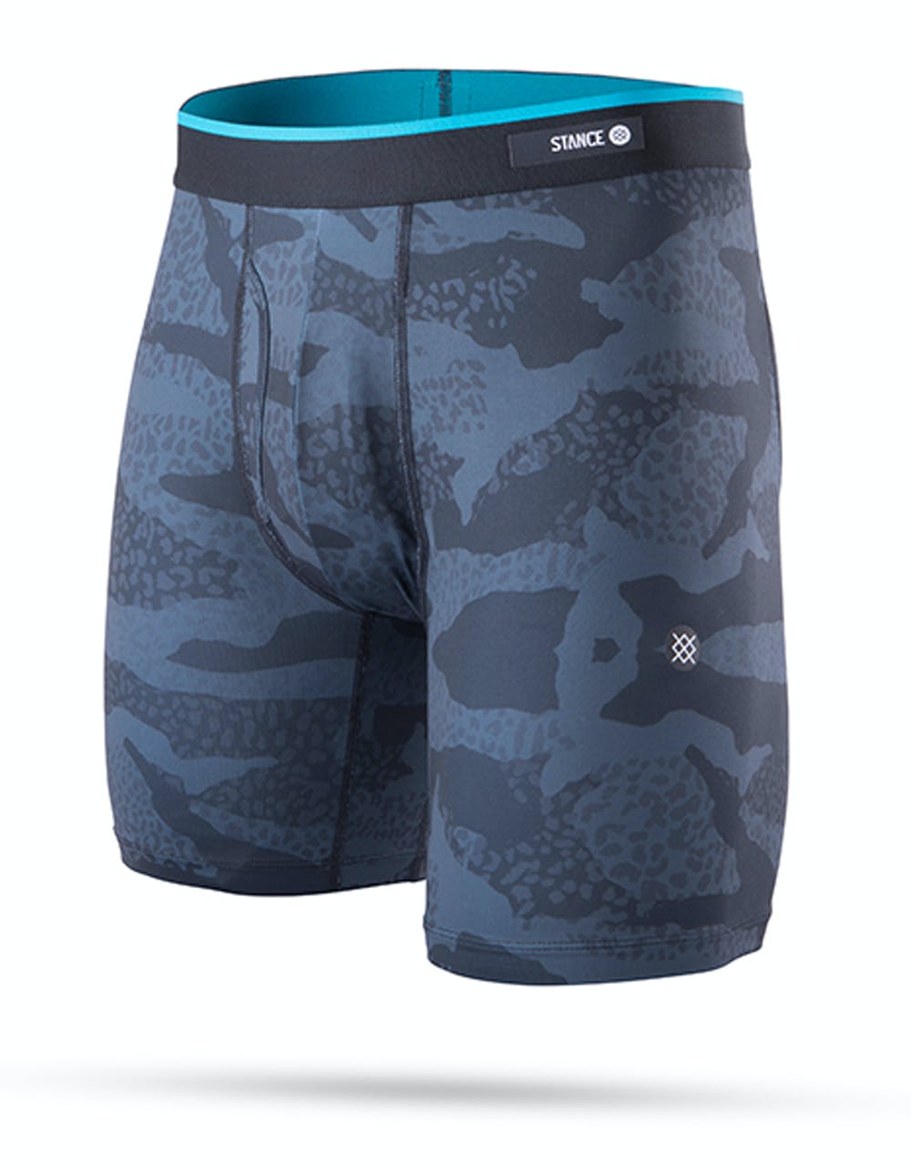 Stance Leopard Camo  Poly Blend Boxer Shorts - Black