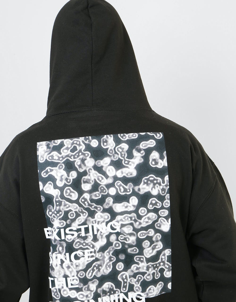 Route One Cells Pullover Hoodie - Black