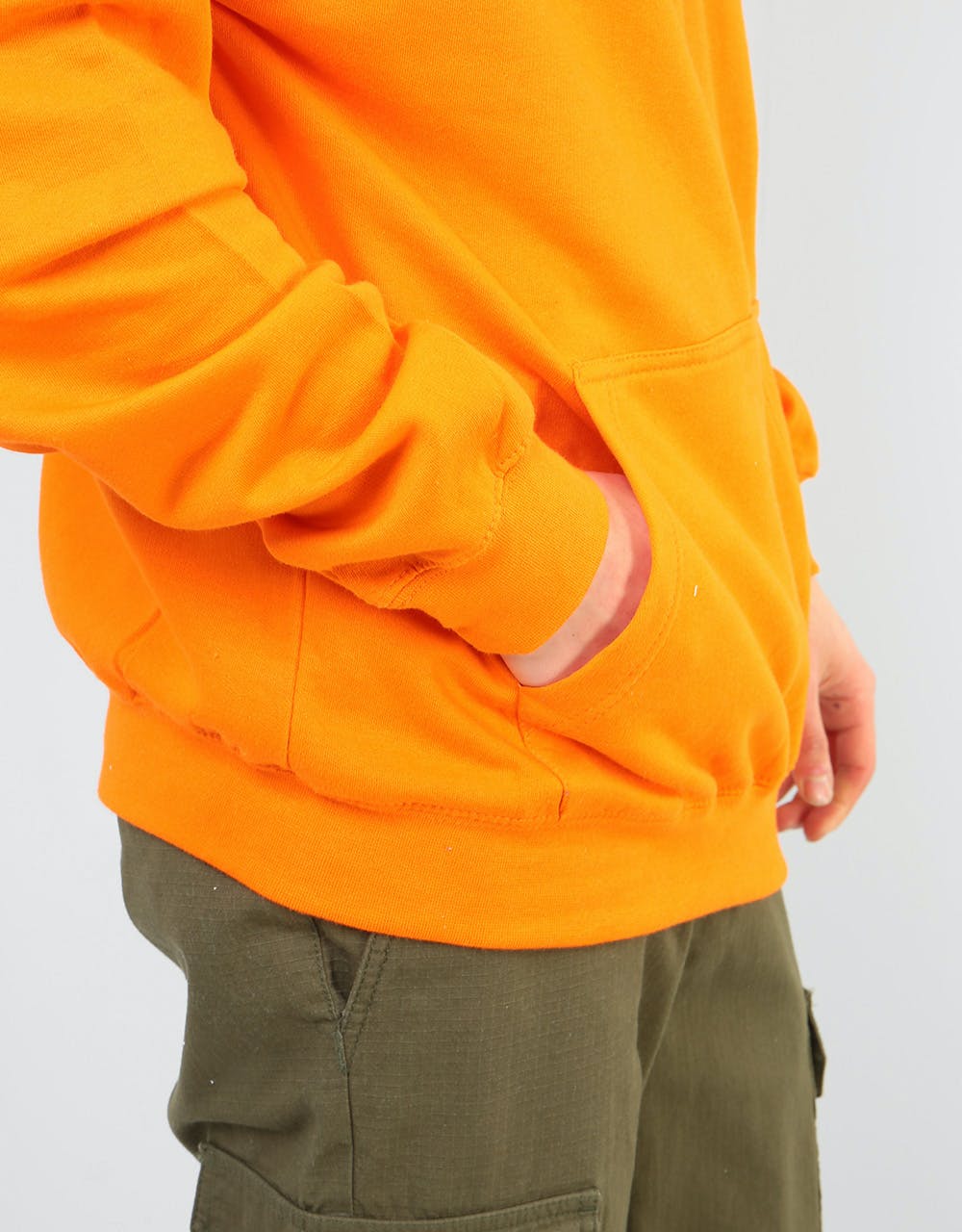 Route One Distorted Pullover Hoodie - Orange