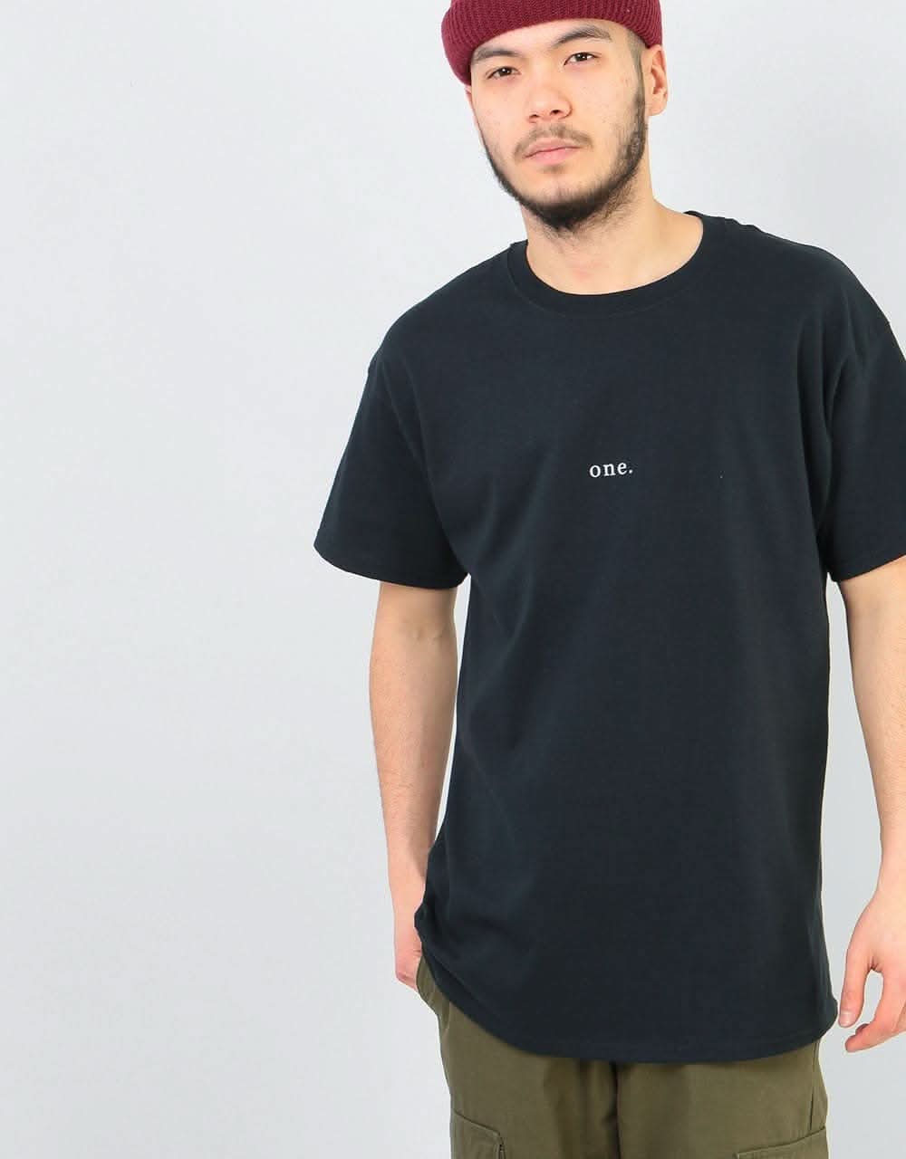 Route One Peonies II T-Shirt - Black