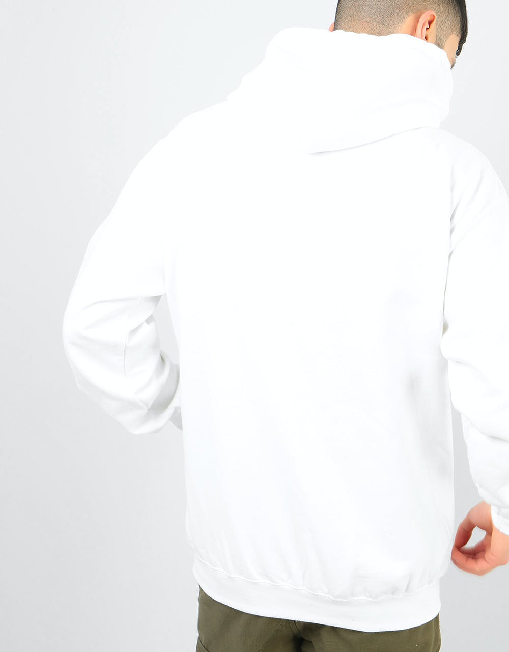 Route One Peonies OG Pullover Hoodie - Arctic White