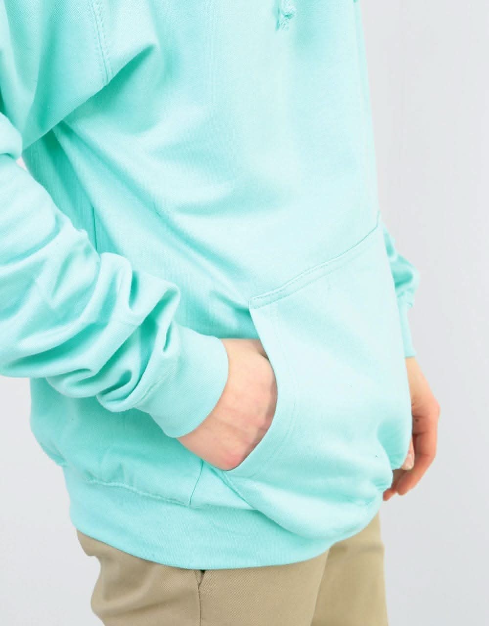 Route One Peonies OG Pullover Hoodie - Peppermint