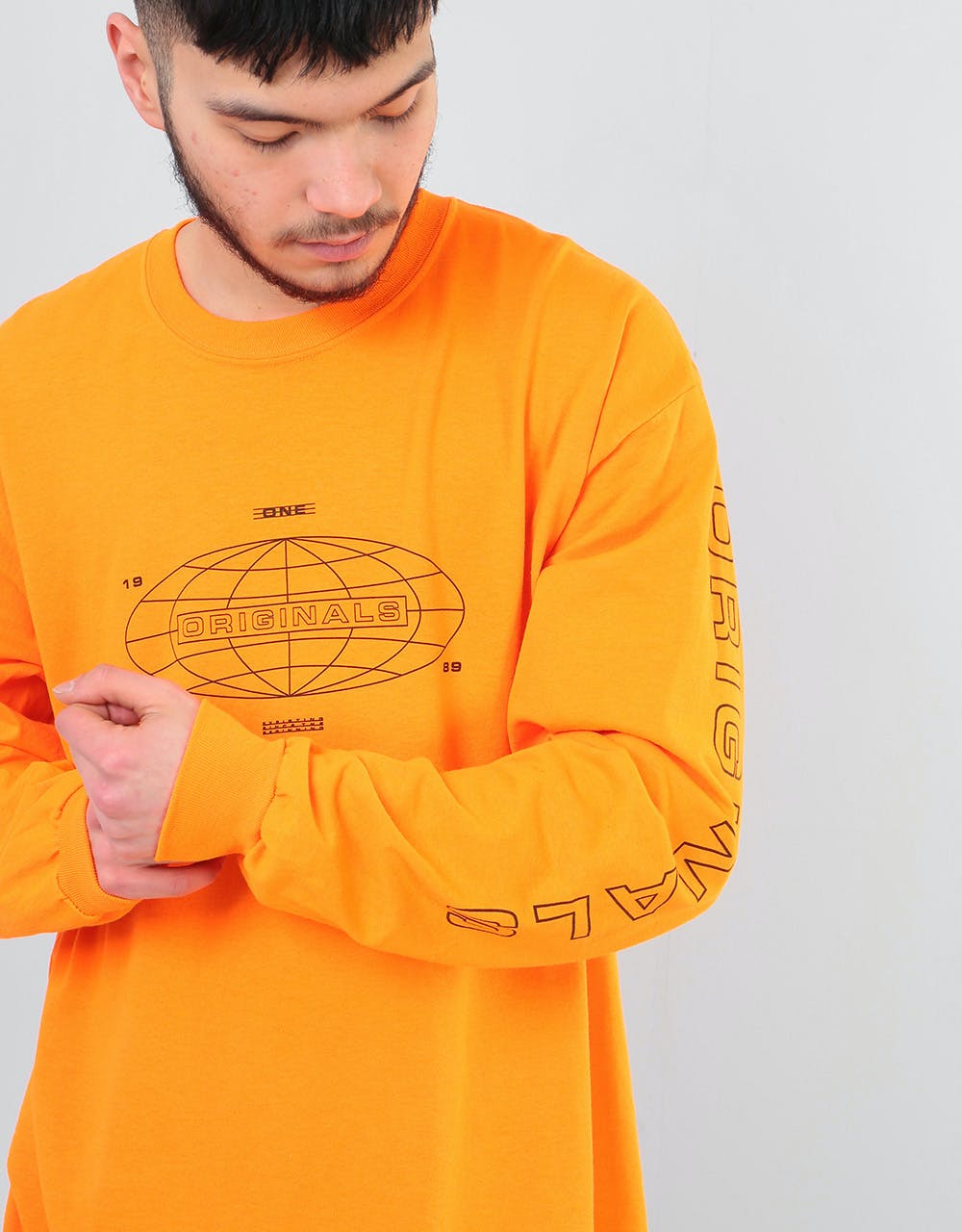 Route One Forever LS T-Shirt - Safety Orange