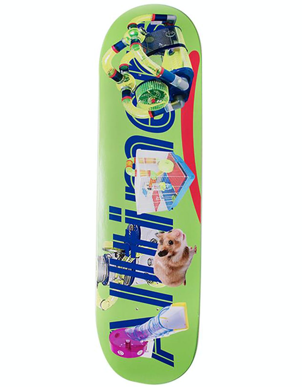 Alltimers Hamster Logo Skateboard Deck - 8.3"