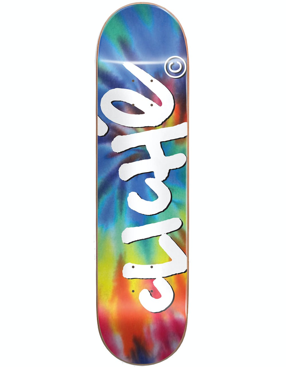 Cliché Handwritten Tie Dye RHM Skateboard Deck - 8.25"