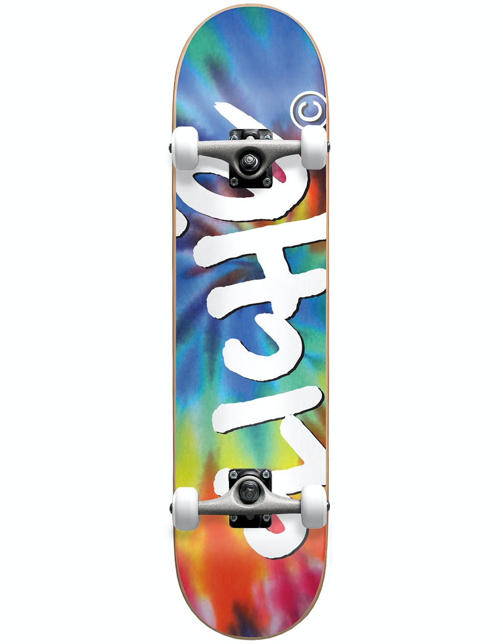 Cliché Handwritten Tie Dye Complete Skateboard - 7.75"