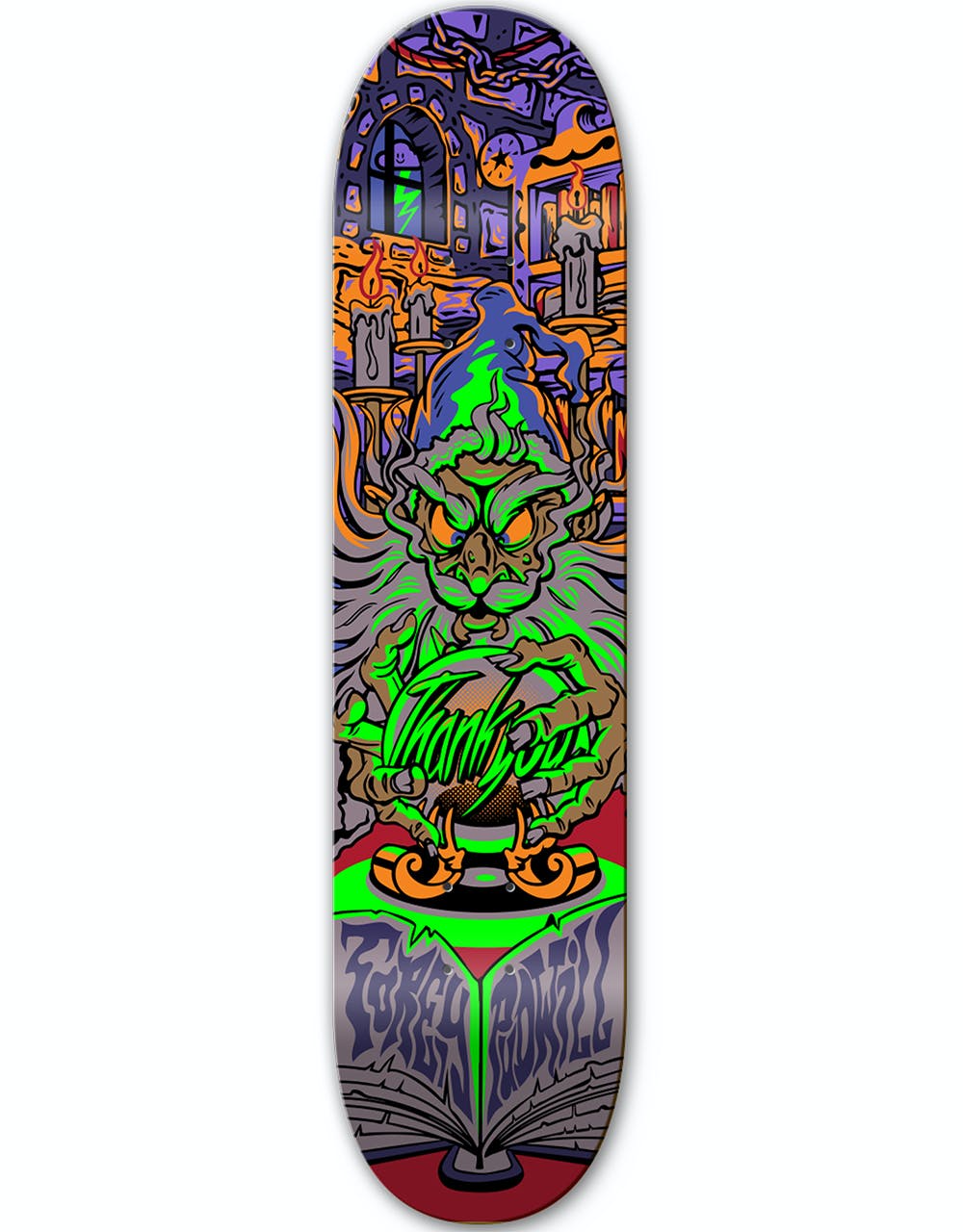 Thank You Pudwill Wizard Skateboard Deck - 8.125"