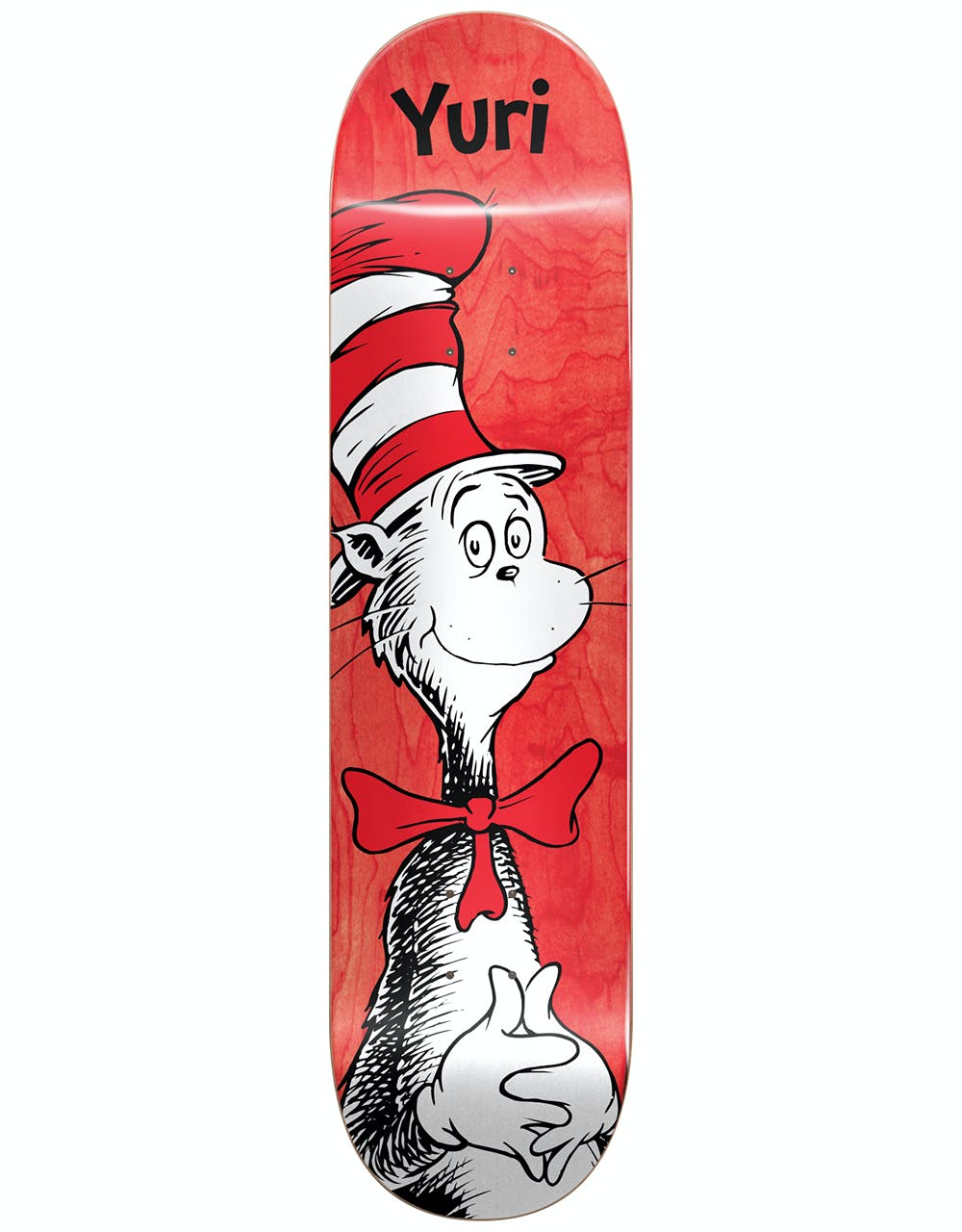 Almost x Dr. Seuss Yuri Cat in the Hat Skateboard Deck - 8.125"