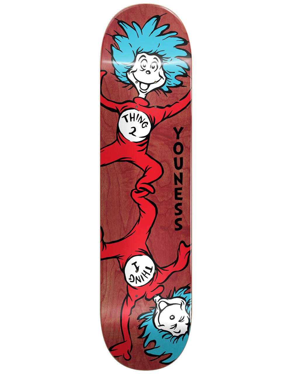 Almost x Dr. Seuss Youness Thing 1 & 2 Skateboard Deck - 8.375"