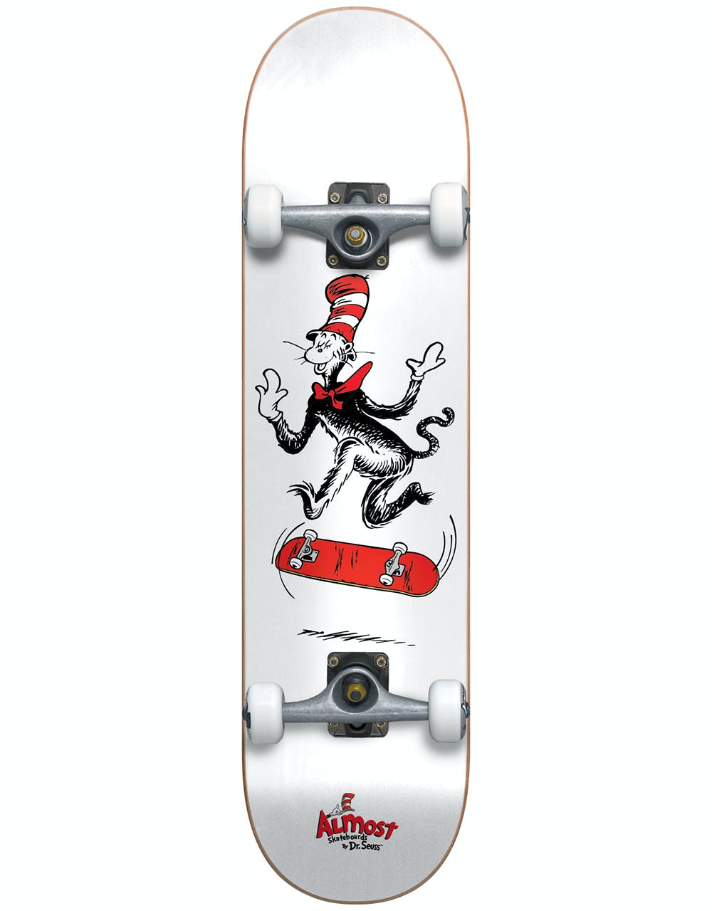 Almost x Dr. Seuss Cat Tre Mid Premium Complete Skateboard - 7.375"