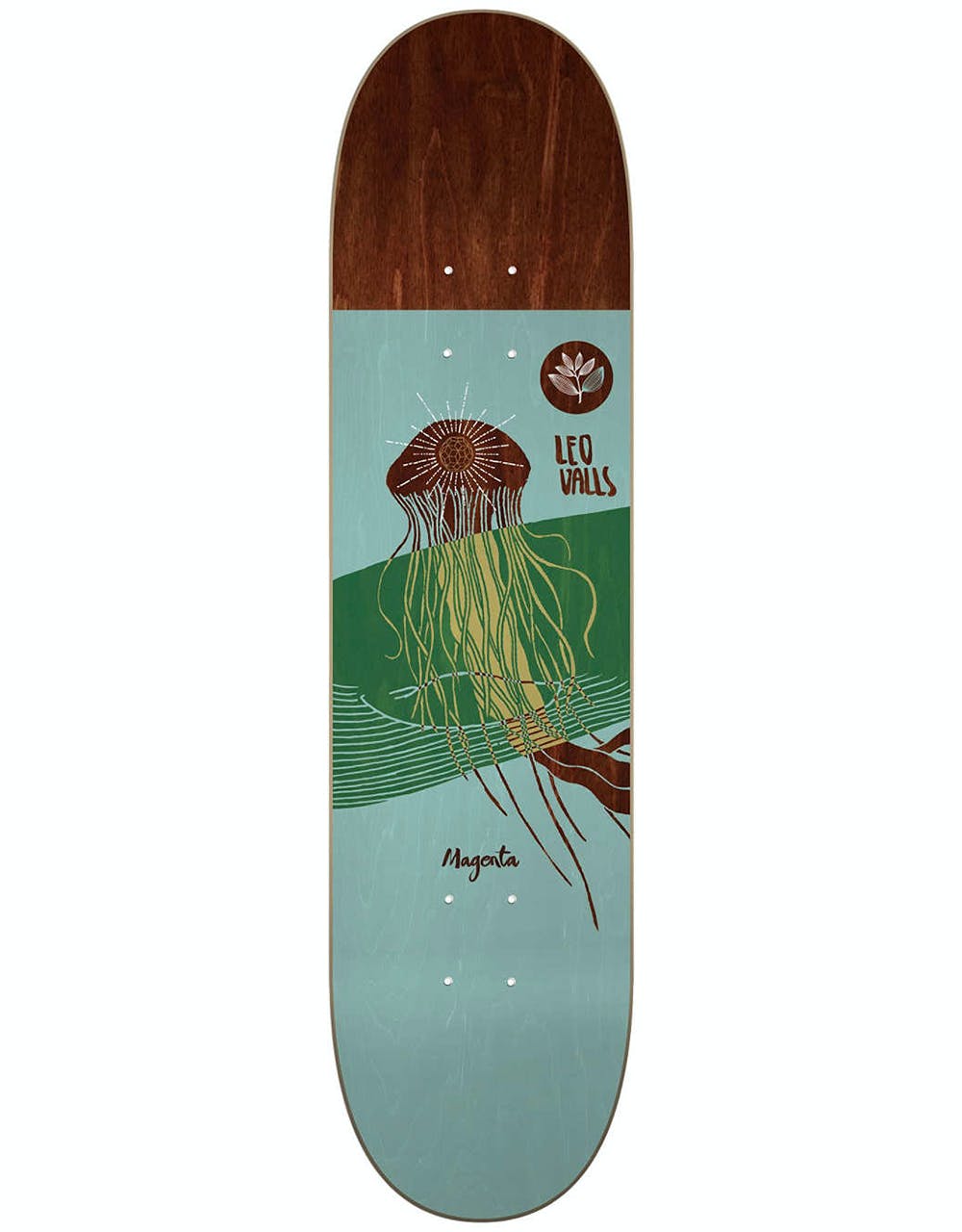 Magenta Valls Ocean Series Skateboard Deck - 7.875"