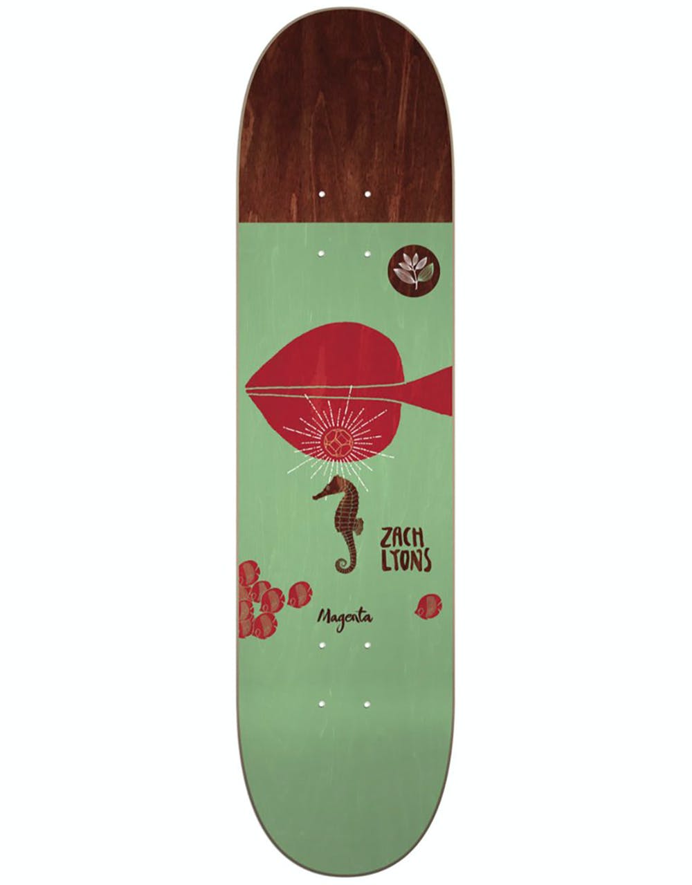 Magenta Lyons Ocean Series Skateboard Deck - 8.5"