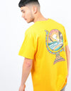 Scarred For Life Globe Trotter T-Shirt - Gold
