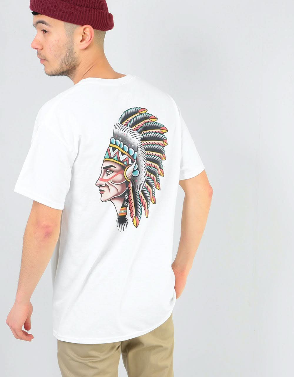Scarred For Life Chief T-Shirt - White