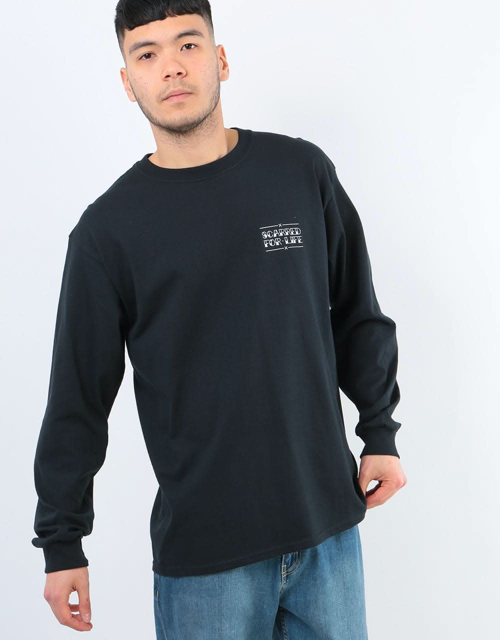 Scarred For Life Ocean Nymph LS T-Shirt - Black