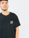 Colourblind Stacked T-Shirt - Black
