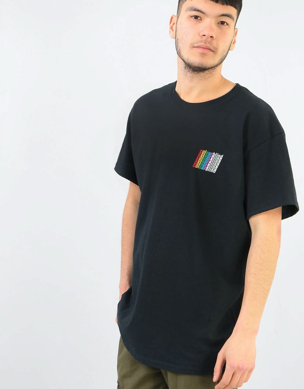 Colourblind Stacked T-Shirt - Black