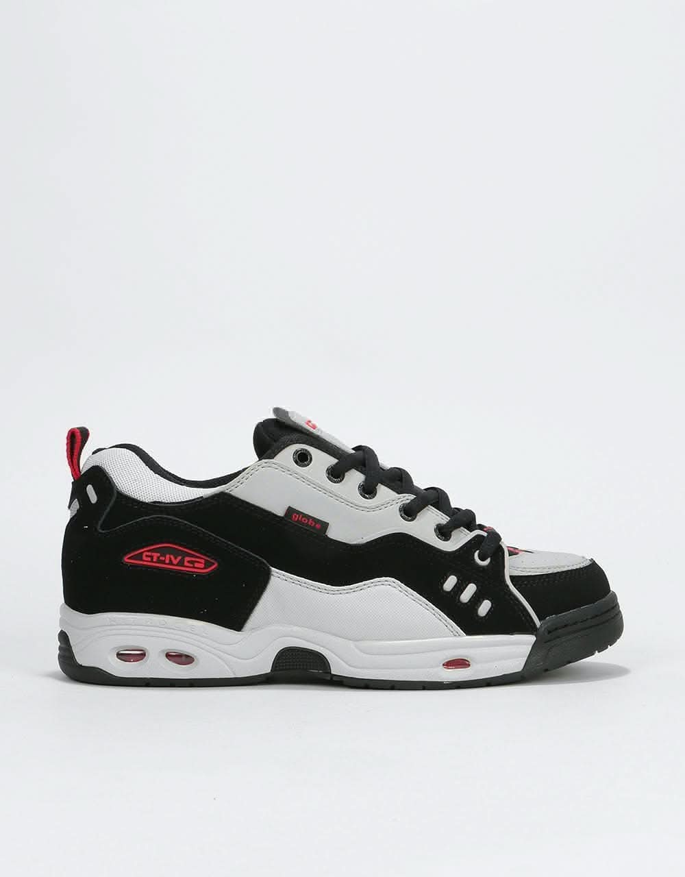 Globe CT IV Classic Skate Shoes - Silver/Grey/Black