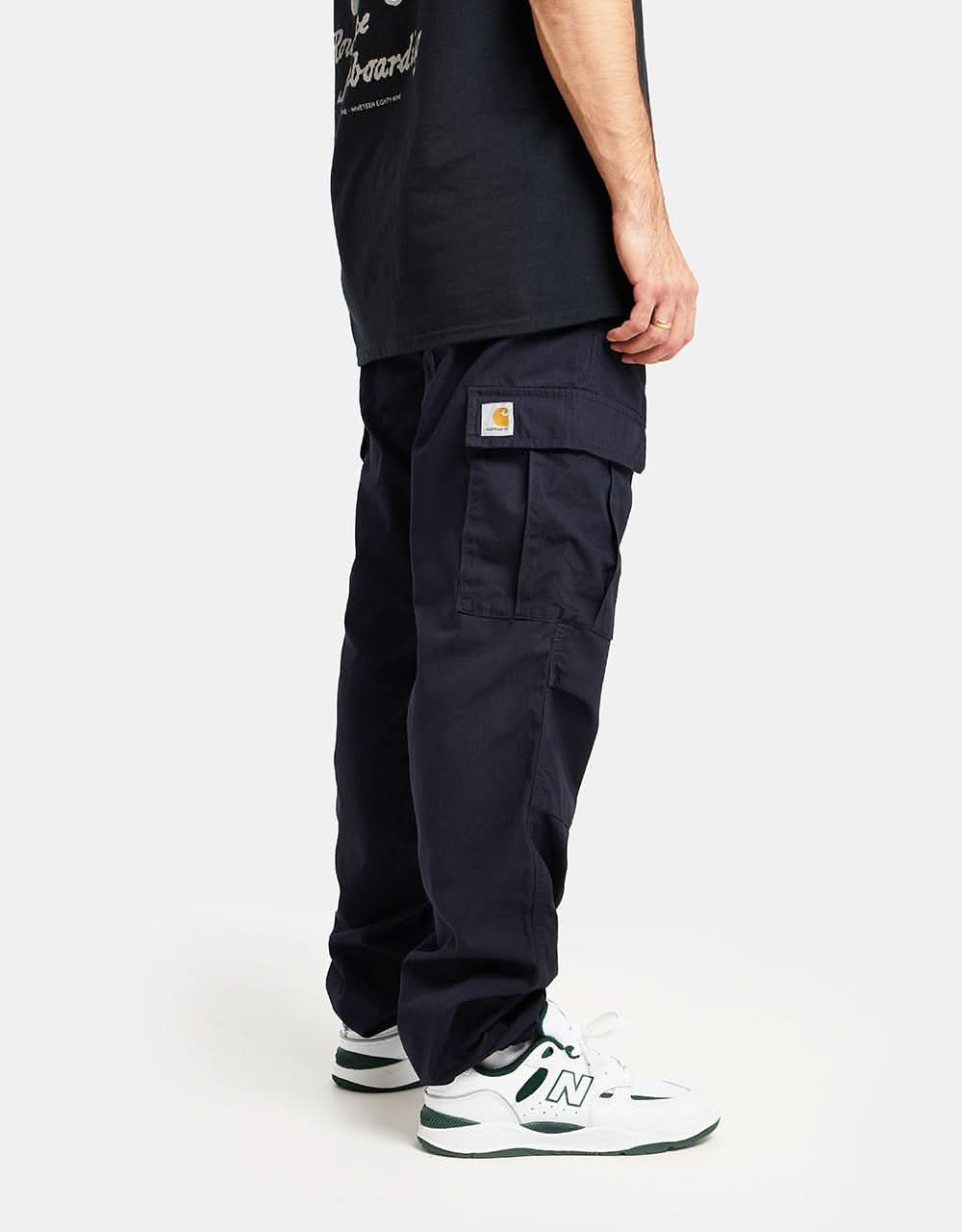 Carhartt WIP Aviation Pant Dark Navy Rinsed Route One