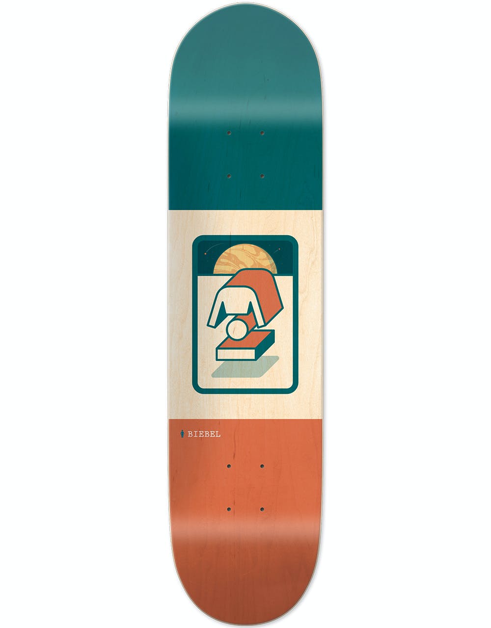 Girl Biebel Totem OG Skateboard Deck - 8"