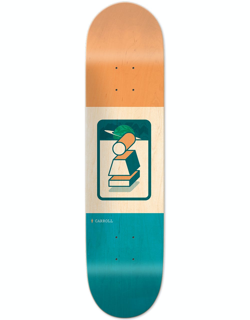 Girl Carroll Totem OG Skateboard Deck - 8.375"