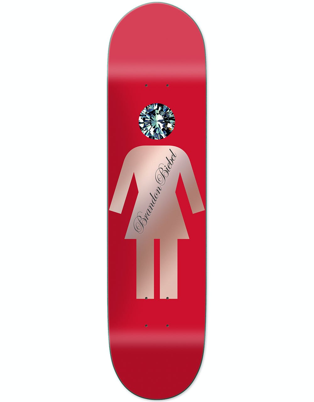 Girl x Diamond Biebel Skateboard Deck - 8.25"