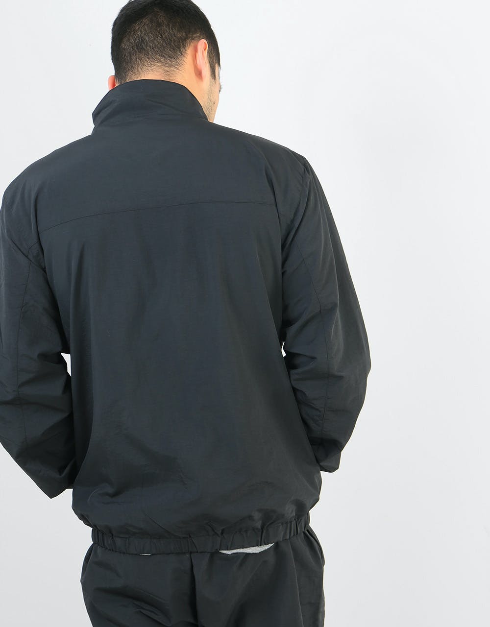 Route One Shell Track Top - Black