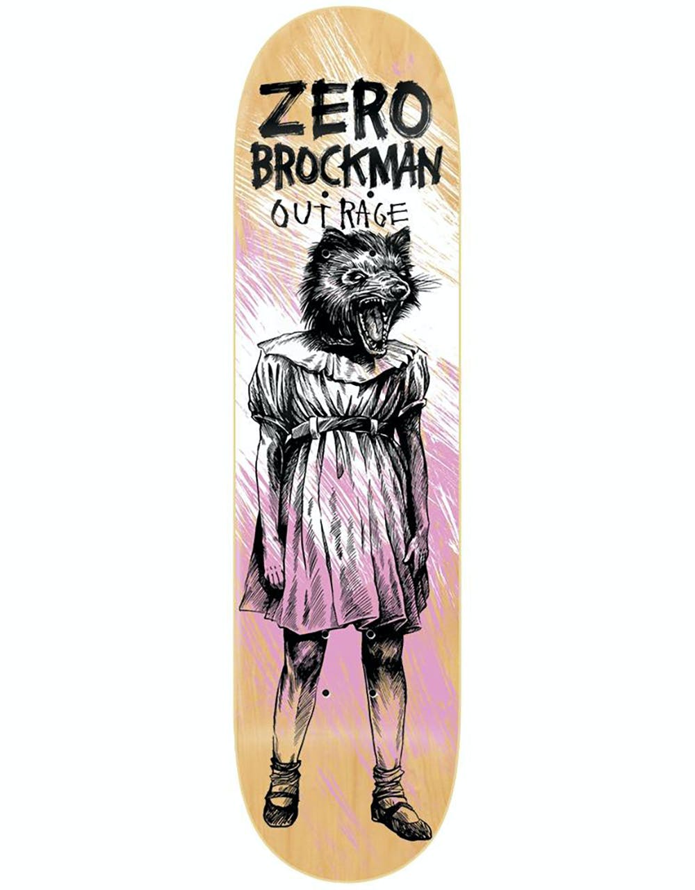 Zero Brockman Outrage Skateboard Deck - 8.25"