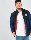 Butter Goods Artic Reversible Puffer Jacket - Black/Navy/Red