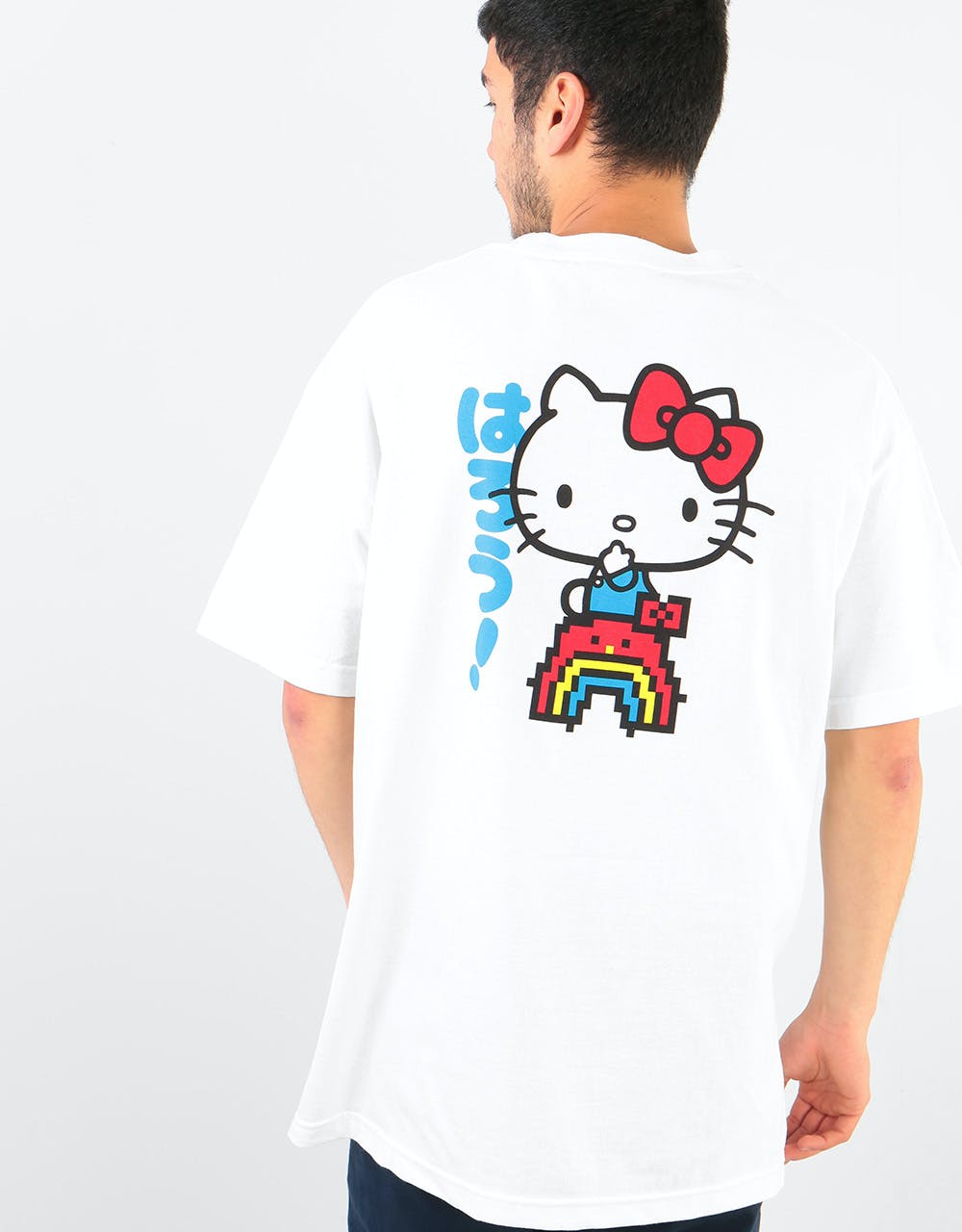 Girl x Hello Kitty Rainbow T-Shirt - White