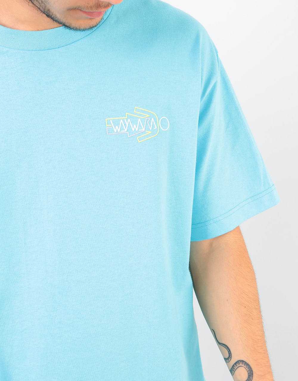 Girl x Wayward OG T-Shirt - Pacific Blue