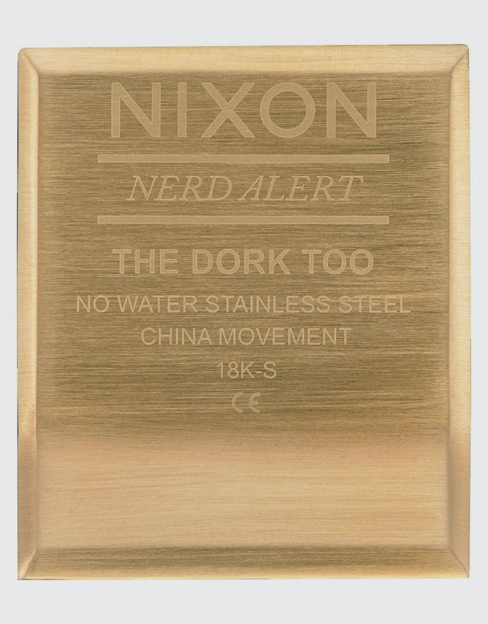 Nixon Dork Too Watch - All Gold