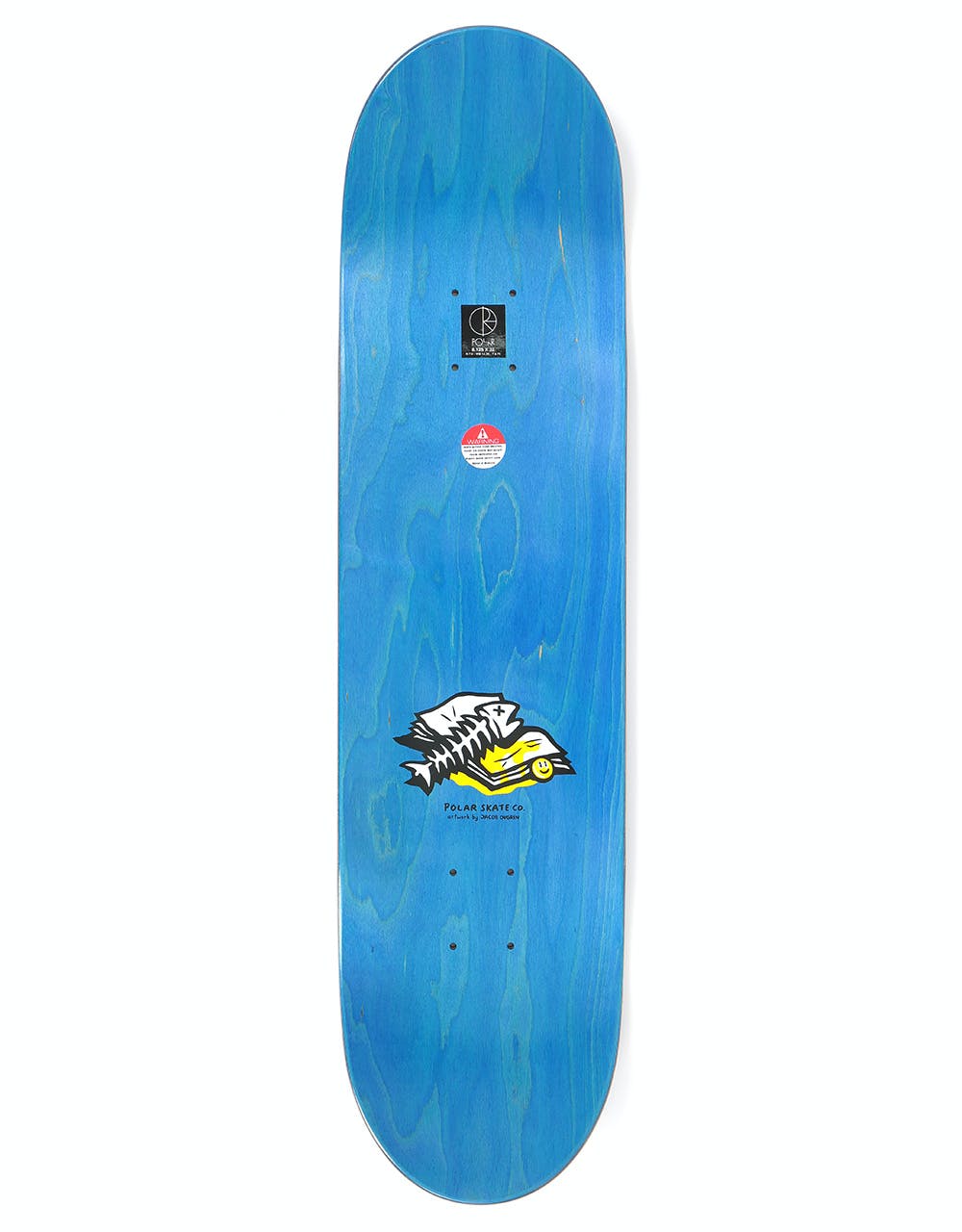 Polar Brady Trash Can Skateboard Deck - 8.125"