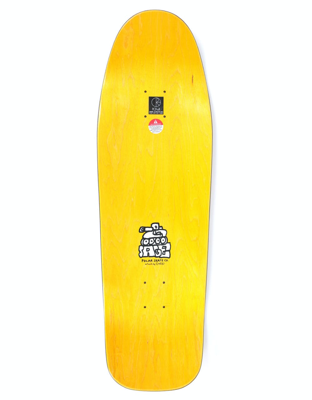 Polar Brady Trophy Skateboard Deck - DANE1 Shape 9.75"